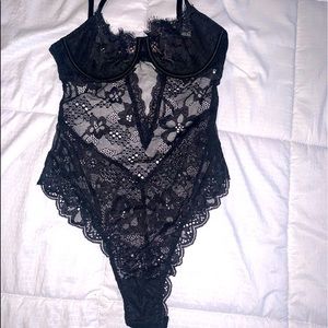 VS Black Lace Teddy